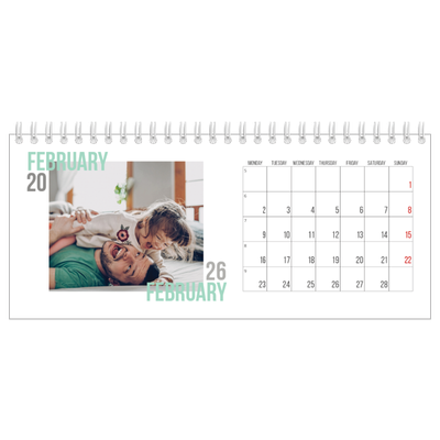 Desk calendars — Couple type [February]