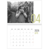 A4 Double Photo Calendar — Number months [April]