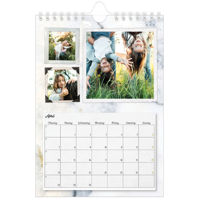 A5 Photo Calendar — Picture collection [April]