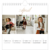 Square calendars  — Photo strip boxes [April]