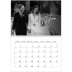 A4 Double Photo Calendar — Elegant script [January]