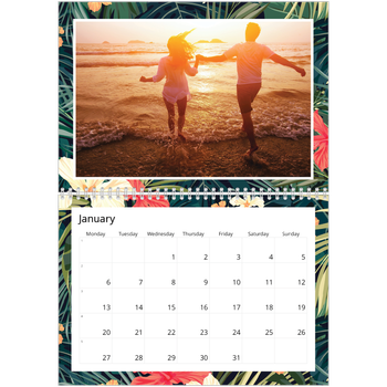 A4 Double Photo Calendar — Vivid plant life