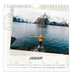Square calendars  — Parts unknown [January]