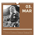 Square calendars  — Contemporary bold [March]