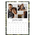 A3 photo calendars — Floral wallpapers [January]