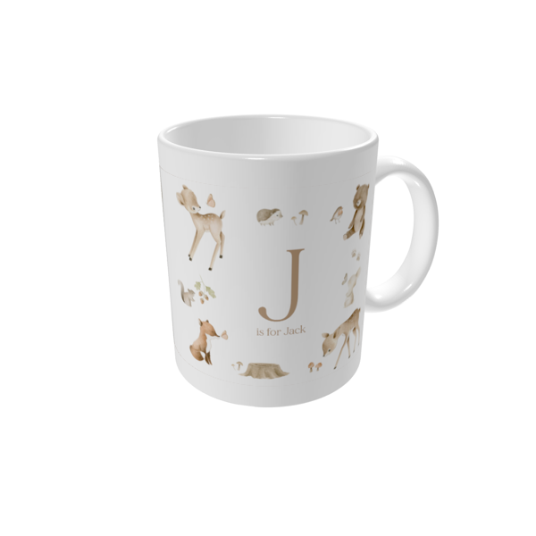 Personalised mugs — Whimsical woodland