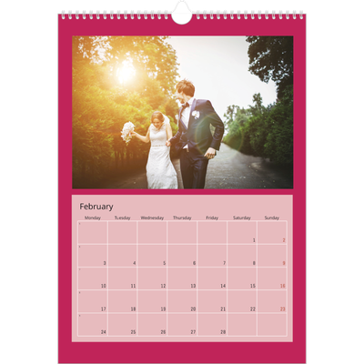 A3 photo calendars — Bright and bold [February]