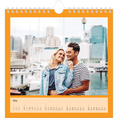 Square calendars  — Colour my world [May]
