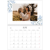 A4 Double Photo Calendar — Elegant floral [cover]