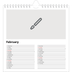 Square calendars  — Design your own calendar [February]