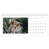 Desk calendars — Date box overlay [February]