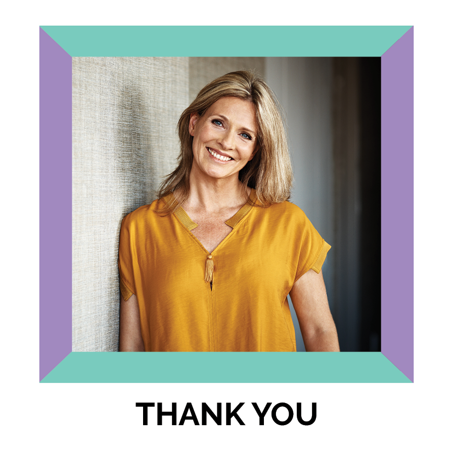 Thank you cards — Two-colour frame