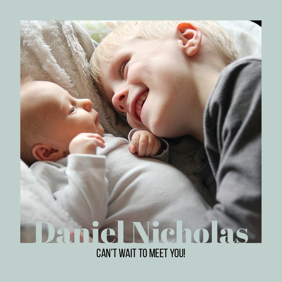 Invitations — Bold letters