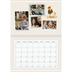 A4 Double Photo Calendar — Vintage scrapbooking [March]