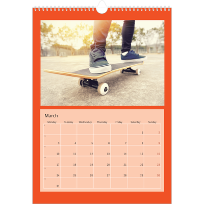 A3 photo calendars — Bright and bold [March]