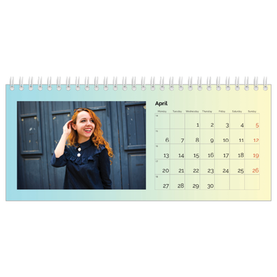 Desk calendars — Playful Pastel [April]