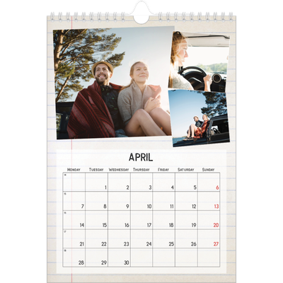 A4 Photo Calendar — Parts unknown [April]