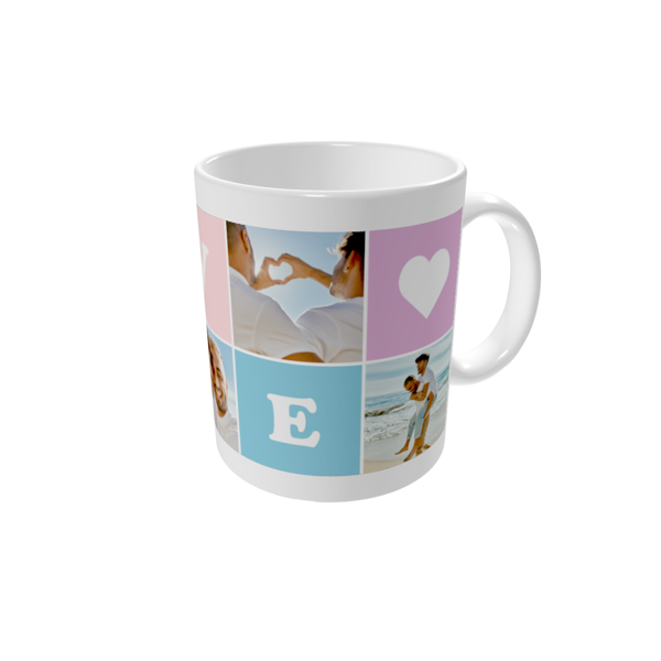 Personalised mugs — Colourful love