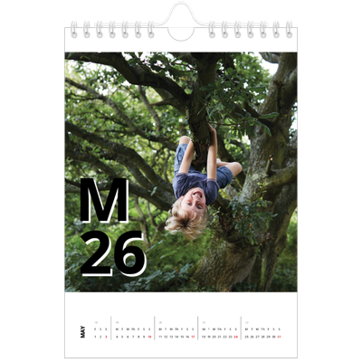 A5 Photo Calendar — Letter style [cover]