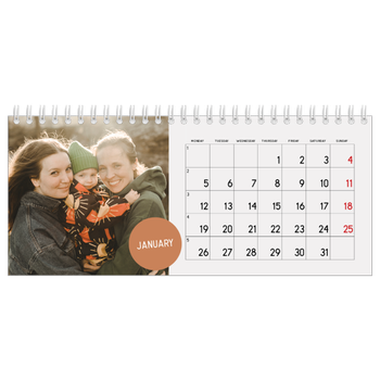 Desk Photo Calendar — Photo sticker