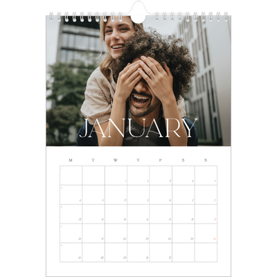 A4 Photo Calendar — Larger than life [January]