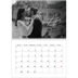 A4 Double Photo Calendar — Elegant script [April]