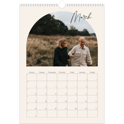 A3 photo calendars — Arch memories [March]