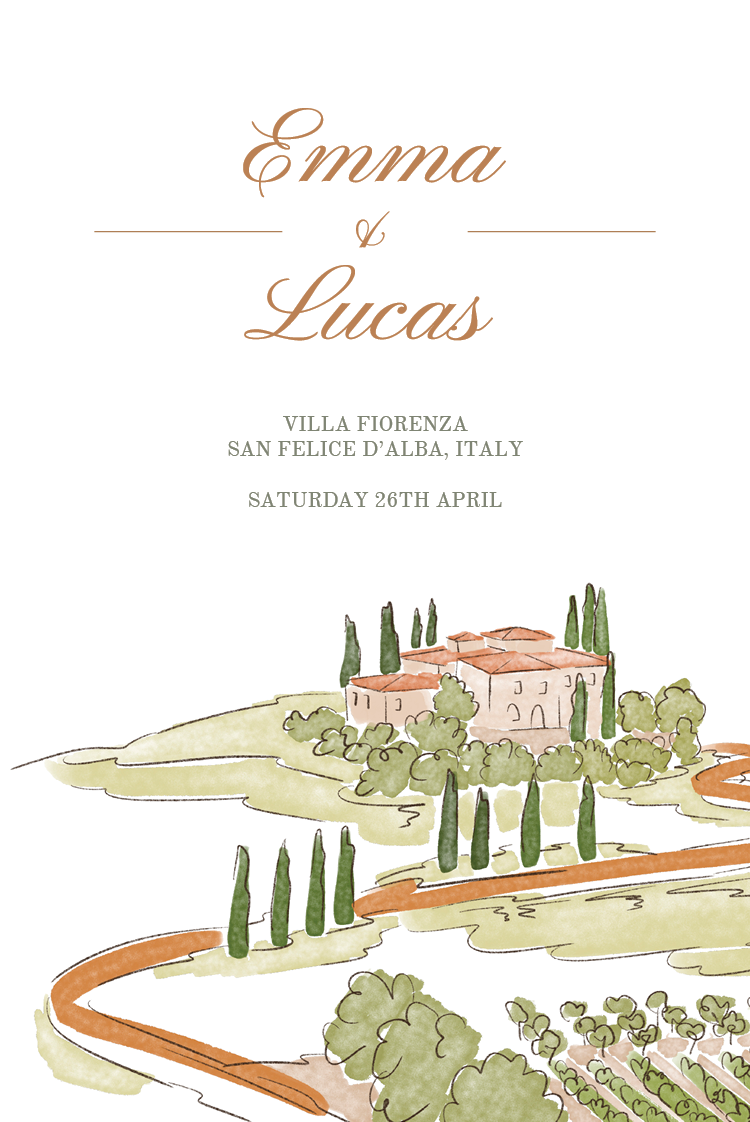 Invitations — Watercolour destination