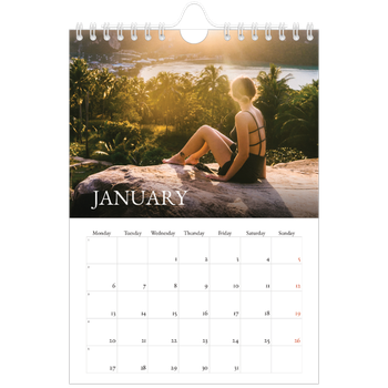 A5 portrait — Simple serif