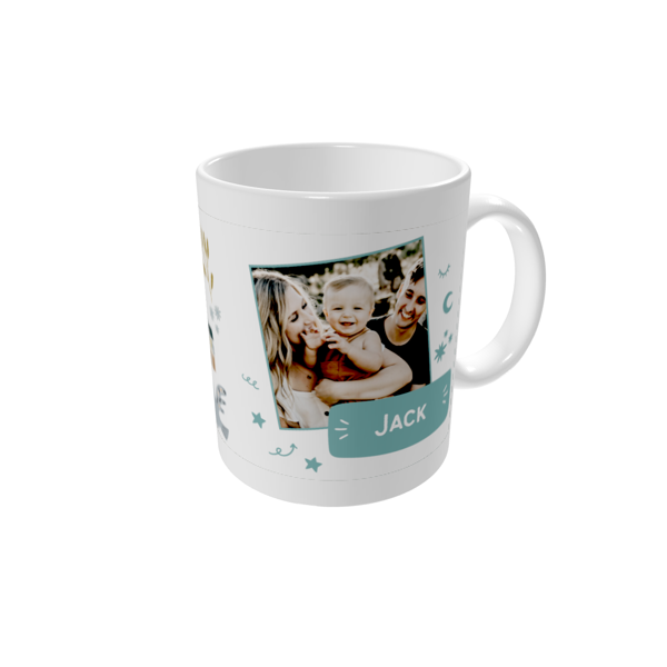 Personalised mugs — My first year - blue