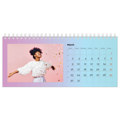 Desk calendars — Playful Pastel [March]
