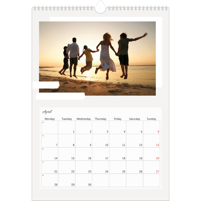 A3 photo calendars — Muted tones [April]