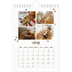 A5 Photo Calendar — Playful puppy [April]