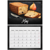 A4 Double Photo Calendar — Chalkboard style [cover]