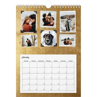A4 Photo Calendar — Picture collection [January]