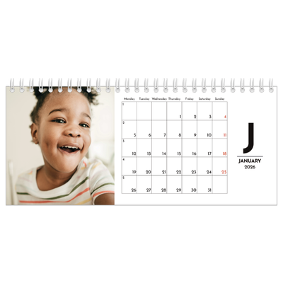 Desk calendars — Letter spotlight [January]