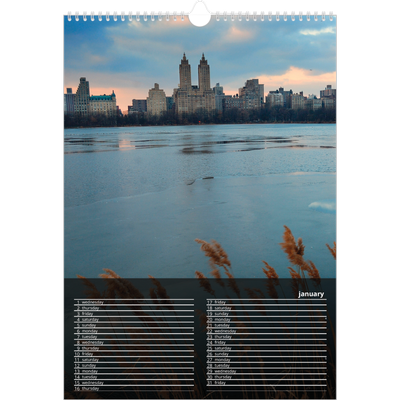 A3 photo calendars — Complements [January]
