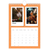 A5 Photo Calendar — Colour pop snapshots [March]