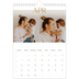 A4 Photo Calendar — Big gold text [April]