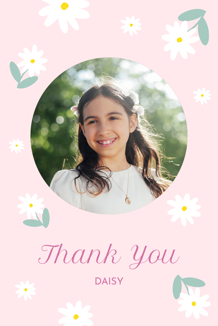 Thank you cards — Daisy rain