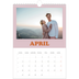A4 Photo Calendar — Retro frames [April]