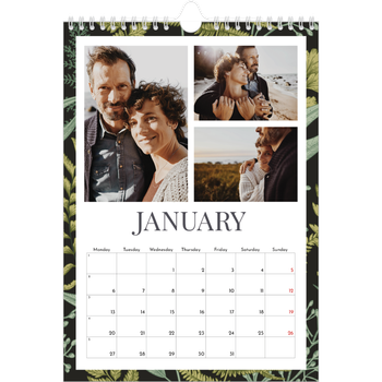 A4 Photo Calendar — Floral wallpapers