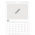 A4 Photo Calendar — Design your own calendar [April]