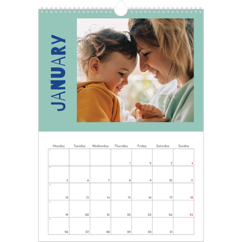 A3 Photo Calendar — Fun colourful you