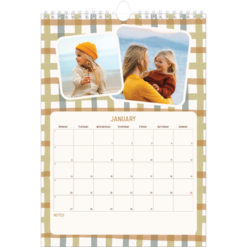A4 Photo Calendar — Retro patterns