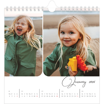 Square Photo Calendar — Snapshots and script