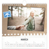 Square calendars  — Parts unknown [March]