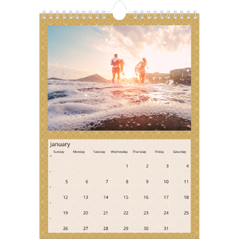 A4 Photo Calendar — Geometric