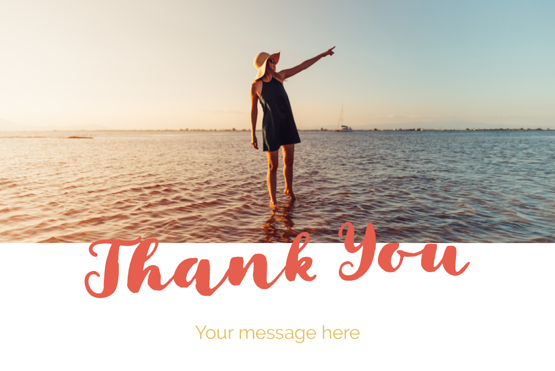 Thank you cards — Bold thank you