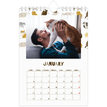 A5 portrait — Playful kitten